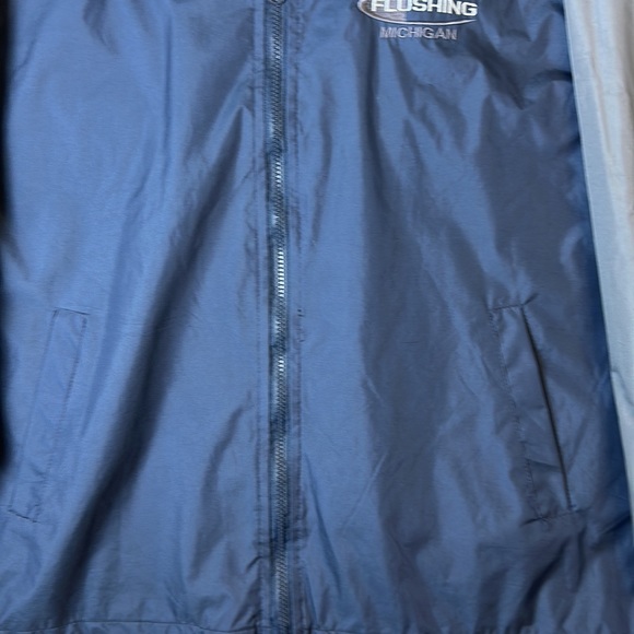 Kenpo Men’s Windbreaker Full Zip color Block Blue Gray Size Medium - Picture 6 of 12